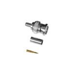 BNC Crimp Plug-Male 3 Piece Connector for RG59 Coax Cable