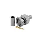 BNC Crimp Plug-Male 3 Piece Connector for RG59 Coax Cable