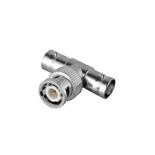 BNC T Connector Female-Male-Female for RG59 Coax Cable