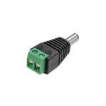 DC Power Male Connector to 2 Pin Screw Terminal Adapter / Converter