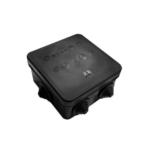 IP55 Weatherproof Black Small Junction Box Housing