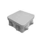 IP55 Weatherproof Grey Small Junction Box Housing 85x85x40mm