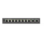 8 x 10/100Mbps PoE/PoE+ Ports (110W) and 2xGE Uplink Ports, Unmanaged Desktop Steel Case Switch Home Office, Retails, Cafe, Villa, Surveillance etc