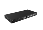 24-Port 10/100 Mbps with 2-Port Gigabit + 1 Combo SFP Uplink Port Rackmount PoE Switch